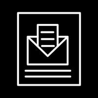 Mail öffnen Vektor Symbol