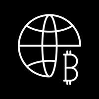 Bitcoin-Platzhalter-Vektorsymbol vektor