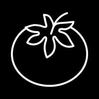 Symbol für Tomatenvektor vektor