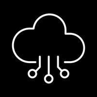 Cloud-Computing-Vektorsymbol vektor