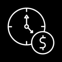 Zeit ist Geld-Vektor-Symbol vektor