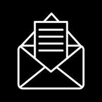 Vektorsymbol für E-Mail-Dokumente vektor