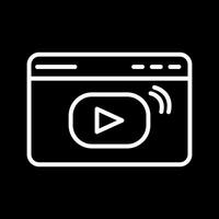 Video-Streaming-Vektorsymbol vektor