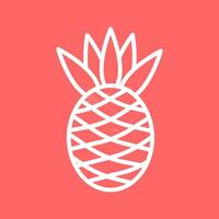 Ananas-Vektor-Symbol vektor