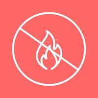 fara av flamma vektor ikon