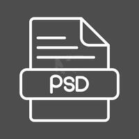 PSD-Vektorsymbol vektor