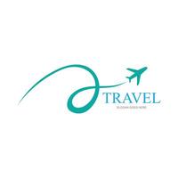 Vektor Logo Design Vorlage zum Fluggesellschaft, Fluggesellschaft Fahrkarte, Reise Agentur