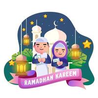 Ramadan Kinder Illustration vektor