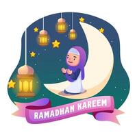 Ramadan Kinder Illustration vektor