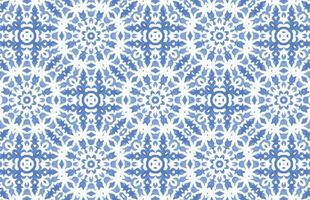 Aquarell gemalt Mandala Stoff Design Muster vektor