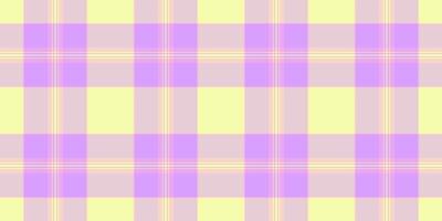 ikonisch Textur Plaid Stoff, Unterwäsche Hintergrund Vektor nahtlos. periodisch Tartan prüfen Textil- Muster im Königin Rosa und Licht Farben.