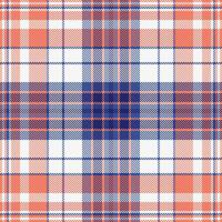 inbjudan kolla upp vektor tartan, inföding textur tyg pläd. gåva papper bakgrund textil- sömlös mönster i vit och röd färger.