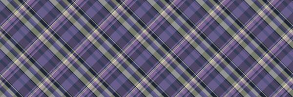 Romantik Tartan nahtlos Muster, retro Textil- Textur Hintergrund. Seite Stoff Vektor prüfen Plaid im Blau und Pastell- Farben.