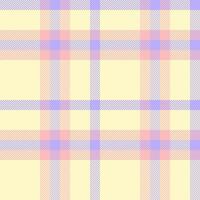 Tartan Textur nahtlos von Stoff Vektor Textil- mit ein prüfen Plaid Hintergrund Muster.