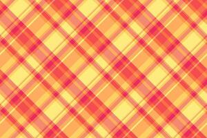 USA Vektor prüfen Hintergrund, Nostalgie Textil- Tartan Textur. Zier Plaid Stoff Muster nahtlos im rot und Orange Farben.