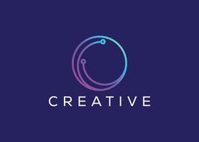 minimalistisch und modern Technologie Logo Design Vektor Vorlage. kreativ modern innovativ hoch Schaltkreis Technologie Logo