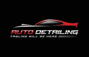 Auto Logo, Automobil Logo, Automobil Logo, Fahrzeug Logo, Auto waschen Logo, Auto Detaillierung Logo, Auto Bedienung Logo, Sport Rennen Auto Logo Design vektor