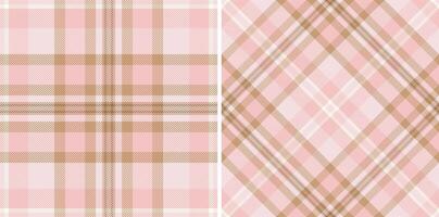 Stoff Muster Textur von Hintergrund Vektor Tartan mit ein Textil- nahtlos prüfen Plaid. einstellen im stilvoll Farben. elegant Tischdecken zum Besondere Gelegenheiten.