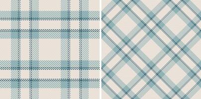 Vektor Textil- Tartan von Hintergrund Stoff nahtlos mit ein prüfen Textur Plaid Muster.