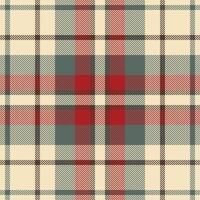 kariertes Karomuster. nahtlose Stoffstruktur. Tartan-Textildruck. vektor