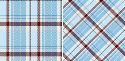 nahtlos Plaid Textur von Textil- prüfen Vektor mit ein Muster Tartan Stoff Hintergrund. einstellen im Hochzeit Farben zum Valentinsgrüße Tag Outfit Inspiration.