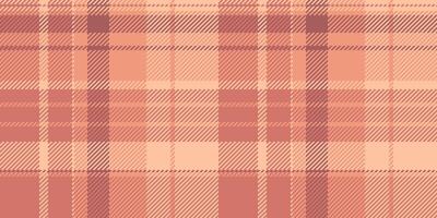 Struktur Tartan Textur Textil, Vertikale Vektor Stoff Muster. tolle nahtlos Hintergrund prüfen Plaid im rot und Orange Farben.