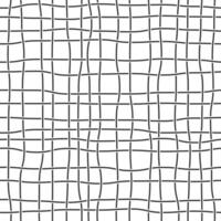 Netz Muster nahtlos. Gittergewebe abstrakt Textur. Stoff Linie geometrisch Ornament Vektor. vektor