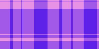 Bild prüfen Vektor Muster, Schaffung Stoff Textur Hintergrund. anpassen Textil- Plaid nahtlos Tartan im violett und Indigo Farben.