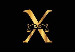 niedrig Feste Logo mit letztere x Vektor Vorlage, Gerechtigkeit Logo, Gleichwertigkeit, Beurteilung Logo Vektor Illustration