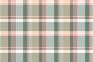 Stoff Plaid Textil- von nahtlos Tartan Vektor mit ein Muster prüfen Textur Hintergrund.