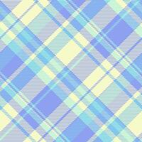 Stoff Hintergrund Textur von nahtlos prüfen Textil- mit ein Muster Tartan Plaid Vektor. vektor