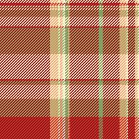 nahtlos Vektor prüfen von Textur Stoff Muster mit ein Plaid Tartan Textil- Hintergrund.