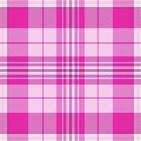 mischen nahtlos Hintergrund überprüfen, einladen Plaid Muster Vektor. Industrie Textil- Stoff Tartan Textur im Licht und Rosa Farben. vektor