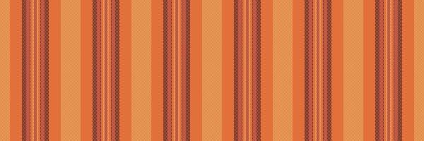 Weihnachten Ornament nahtlos Vektor Textil, Ballaststoff Streifen Vertikale Muster. gestaltet Textur Linien Stoff Hintergrund im Orange und dunkel Farben.