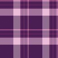 Grunge Hintergrund nahtlos Stoff, Geschäft Tartan Textil- überprüfen. Ton Muster Plaid Vektor Textur im dunkel und lila Farben.