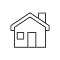 hus Port översikt ikon pixel perfekt för hemsida eller mobil app vektor