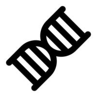 DNA von Bildung solide Symbol Sammlungen vektor