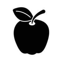 en anpassningsbar ikon av färsk äpple, redo till använda sig av vektor