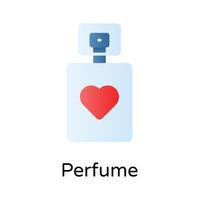 ladda ner trendig ikon av parfym, doft flaska vektor