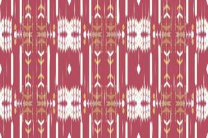 ikat paisley broderi på de tyg i Indonesien, Indien och asiatisk länder.geometriska etnisk orientalisk sömlös pattern.aztec stil. illustration.design för textur, tyg, kläder, inslagning, matta. vektor