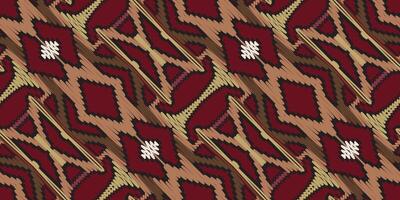 ikat blommig paisley broderi på vit bakgrund.ikat etnisk orientalisk mönster traditionell.aztec stil abstrakt vektor illustration.design för textur, tyg, kläder, inslagning, dekoration, halsduk, matta