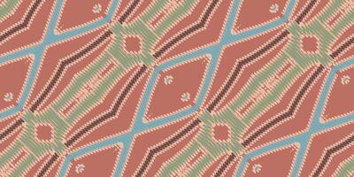 afrikanisch Ikat Paisley Stickerei. geometrisch ethnisch orientalisch nahtlos Muster traditionell Hintergrund. aztekisch Stil abstrakt Vektor Illustration. Design zum Textur, Stoff, Kleidung, Verpackung, Teppich.