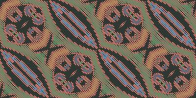 afrikanisch Ikat Paisley Stickerei. geometrisch ethnisch orientalisch nahtlos Muster traditionell Hintergrund. aztekisch Stil abstrakt Vektor Illustration. Design zum Textur, Stoff, Kleidung, Verpackung, Teppich.