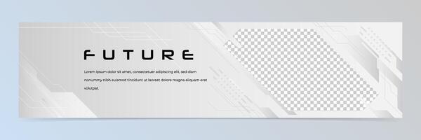 modern abstrakt futuristisch Banner Design Vorlage Vektor