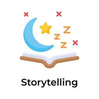erhalten diese tolle Symbol von Geschichtenerzählen, bereit zu verwenden Vektor