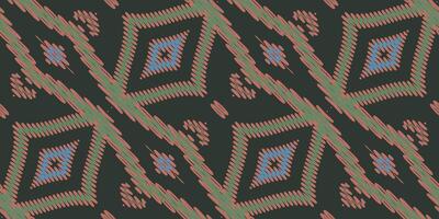 afrikanisch Ikat Paisley Stickerei. geometrisch ethnisch orientalisch nahtlos Muster traditionell Hintergrund. aztekisch Stil abstrakt Vektor Illustration. Design zum Textur, Stoff, Kleidung, Verpackung, Teppich.