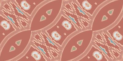 Barock Muster nahtlos australisch Ureinwohner Muster Motiv Stickerei, Ikat Stickerei Vektor Design zum drucken Zahl Stammes- Tinte auf Stoff Patola Sari