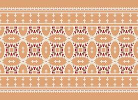 korsa sy. geometrisk etnisk mönster. design för saree, patola, sari, dupatta, vyshyvanka, rushnyk, dupatta, Kläder, tyg, batik, stickat, broderi, ikkat, pixel mönster. traditionell design. vektor