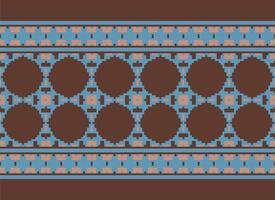 etnisk geometrisk sömlös tyg mönster korsa sy. ikat broderi orientalisk pixel mönster grädde bakgrund. abstrakt, vektor, illustration. textur, kors stygn, halsduk, dekoration, motiv, tapeter. vektor