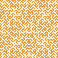 Orange und Weiß nahtlos geometrisch diagonal Matze Muster vektor